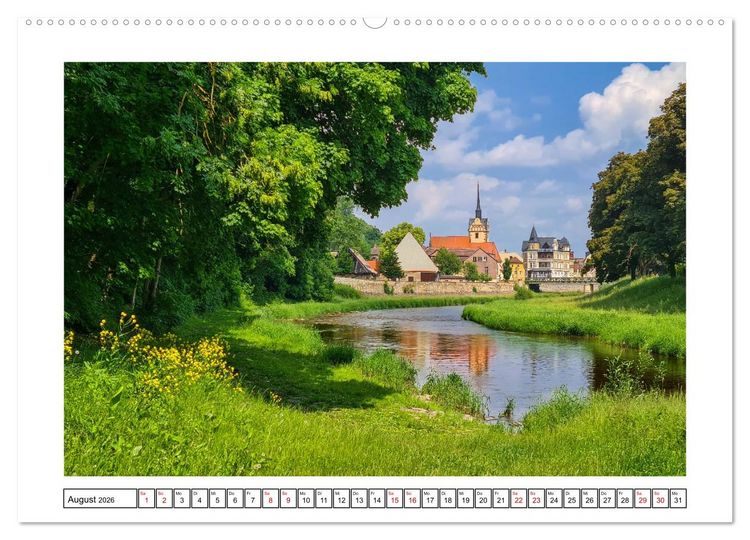 Produktbild: Gera - Untermhaus (Wandkalender 2026 DIN A2 quer), CALVENDO Monatskalender