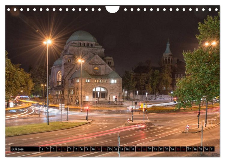 Produktbild: Essen bei Nacht (Wandkalender 2026 DIN A4 quer), CALVENDO Monatskalender