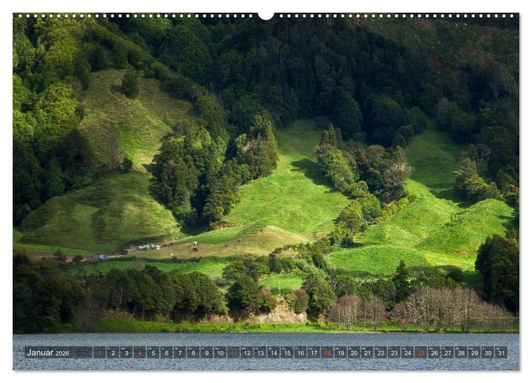 Produktbild: A Z O R E N (Wandkalender 2026 DIN A2 quer), CALVENDO Monatskalender