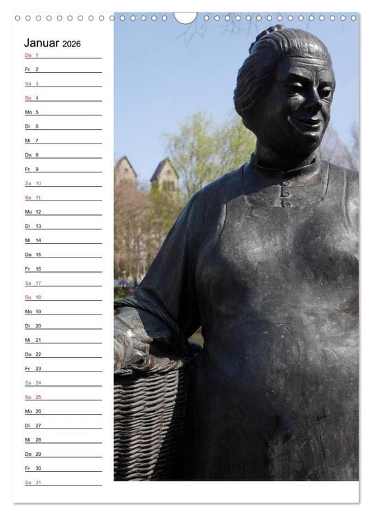 Produktbild: Streifz&uuml;ge durch Paderborn (Wandkalender 2026 DIN A3 hoch), CALVENDO Monatskalender