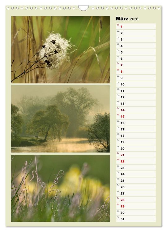 Produktbild: Harmonie der Farben in Landschaft und Natur (Wandkalender 2026 DIN A3 hoch), CALVENDO Monatskalender
