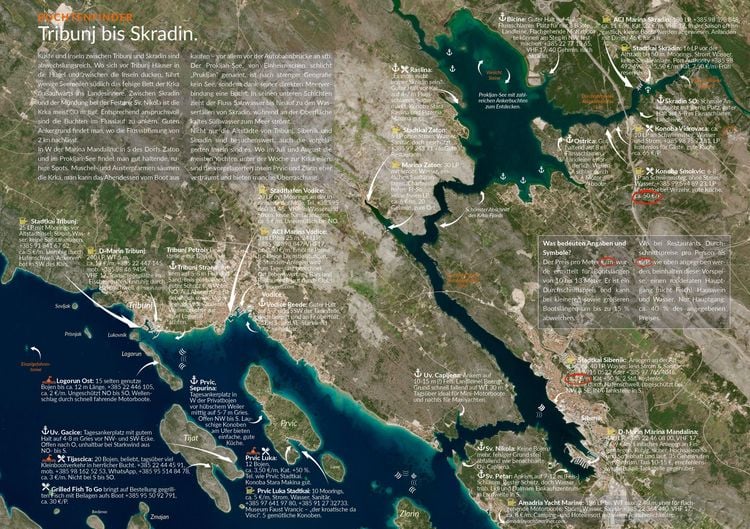 Produktbild: Revier-Kompass Kroatien S&uuml;d. 4. Auflage 2025