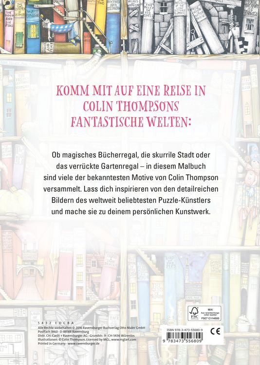 Colin Thompsons Fantastisches Malbuch