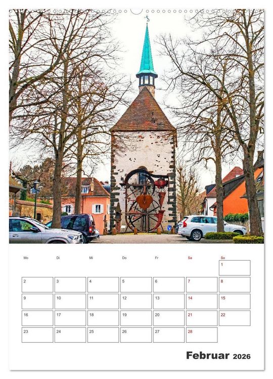 Produktbild: Breisach - Reiseplaner (hochwertiger Premium Wandkalender 2026 DIN A2 hoch), Kunstdruck in Hochglanz