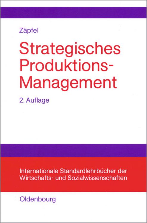 Produktbild: Strategisches Produktions-Management