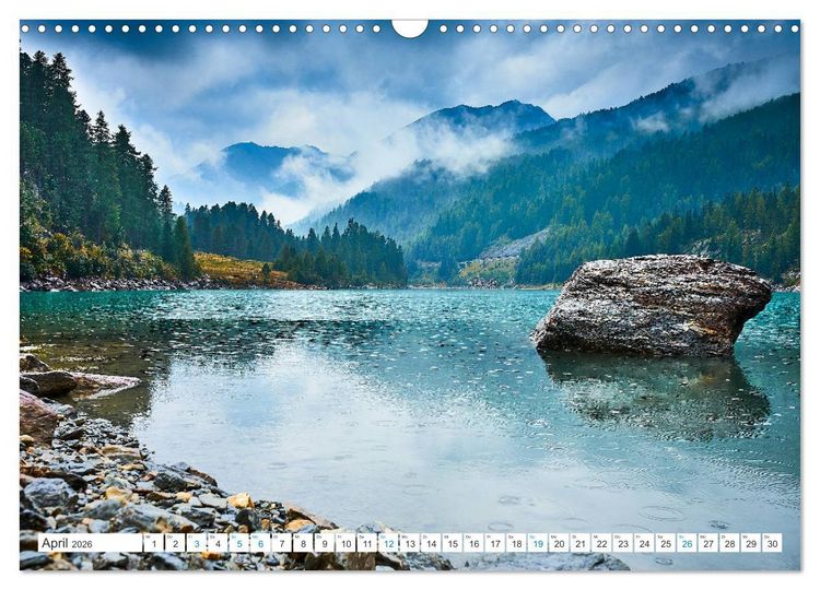 Produktbild: Am Wasser entlang in den Alpen (Wandkalender 2026 DIN A3 quer), CALVENDO Monatskalender