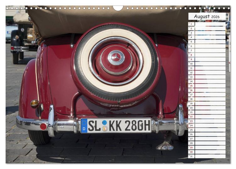 Produktbild: Mercedes Benz 170 Cabriolet (Wandkalender 2026 DIN A3 quer), CALVENDO Monatskalender