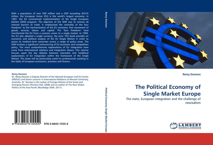 Produktbild: The Political Economy of Single Market Europe