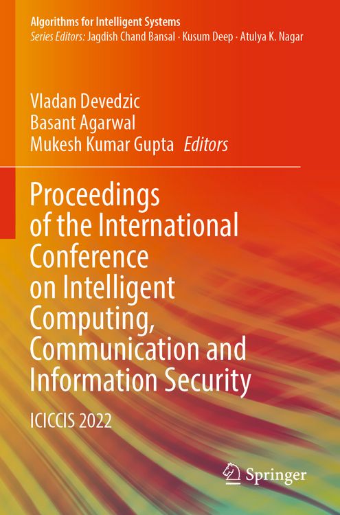 Produktbild: Proceedings of the International Conference on Intelligent Computing, Communication and Information Security