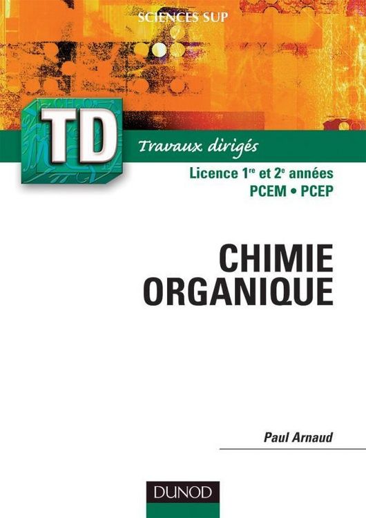 Produktbild: Td de chimie organique