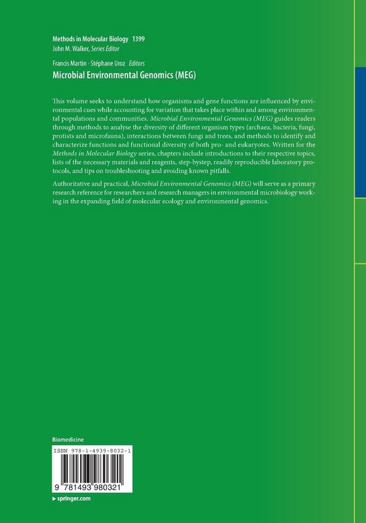 Produktbild: Microbial Environmental Genomics (MEG)