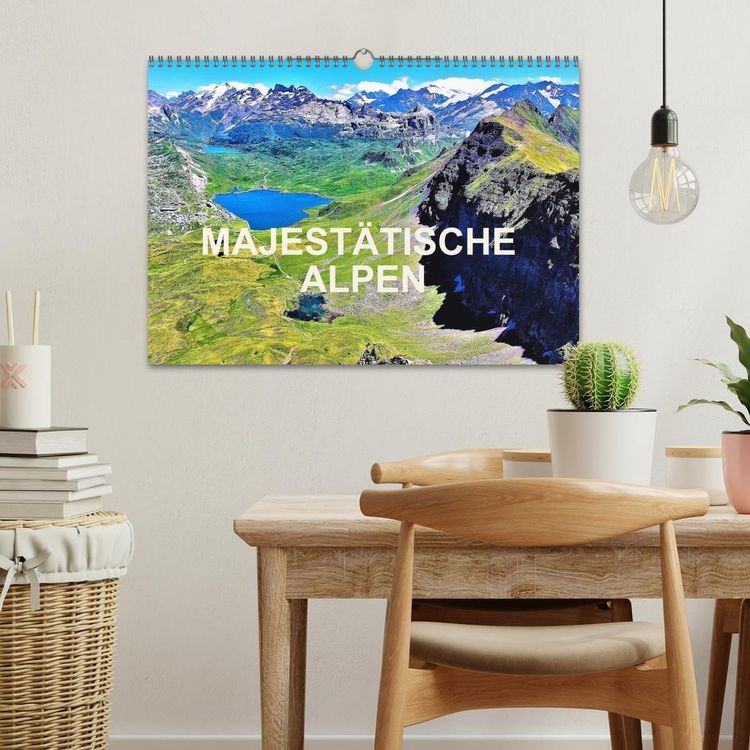 Produktbild: Majest&auml;tische Alpen (Wandkalender 2026 DIN A3 quer), CALVENDO Monatskalender