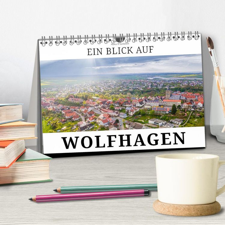 Produktbild: Ein Blick auf Wolfhagen (Tischkalender 2026 DIN A5 quer), CALVENDO Monatskalender