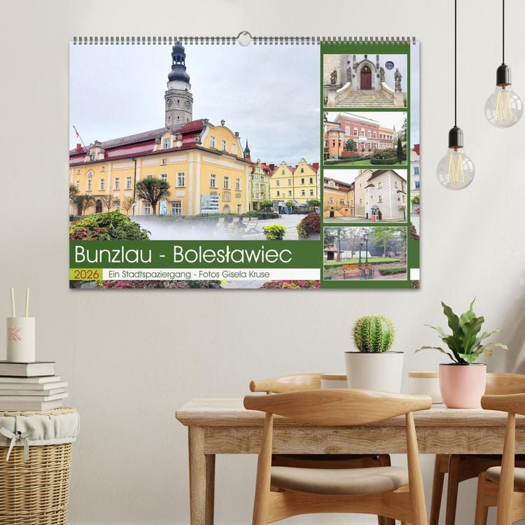 Produktbild: Bunzlau - Boleslawiec - Ein Stadtspaziergang (Wandkalender 2026 DIN A2 quer), CALVENDO Monatskalender