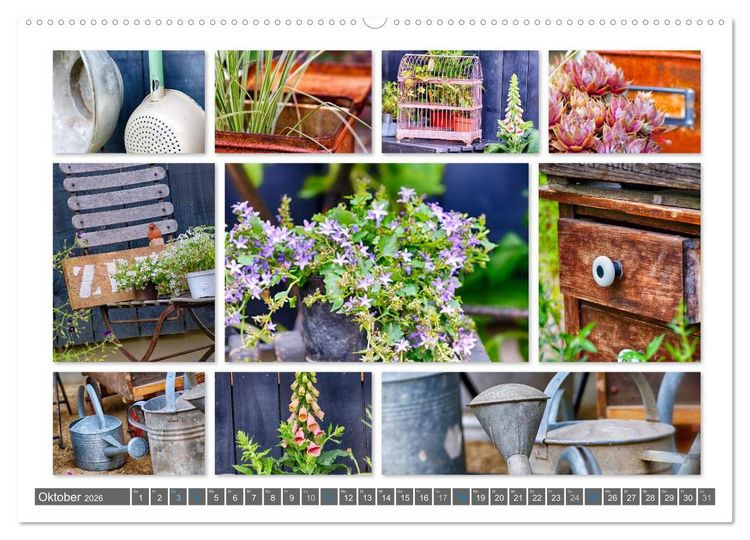 Produktbild: Naturcollagen 2026 (Wandkalender 2026 DIN A2 quer), CALVENDO Monatskalender