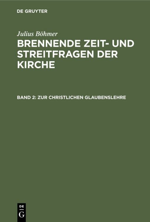 Produktbild: Zur christlichen Glaubenslehre