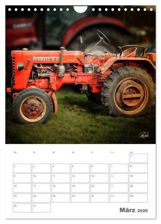 Produktbild: Oldtimer - mein Trecker (Wandkalender 2026 DIN A4 hoch), CALVENDO Monatskalender