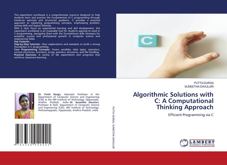 Produktbild: Algorithmic Solutions with C: A Computational Thinking Approach