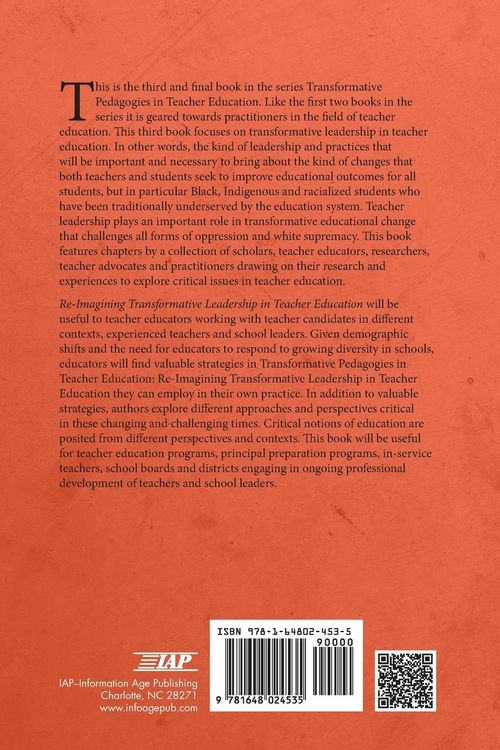 Produktbild: Re-Imagining Transformative Leadership in Teacher Education