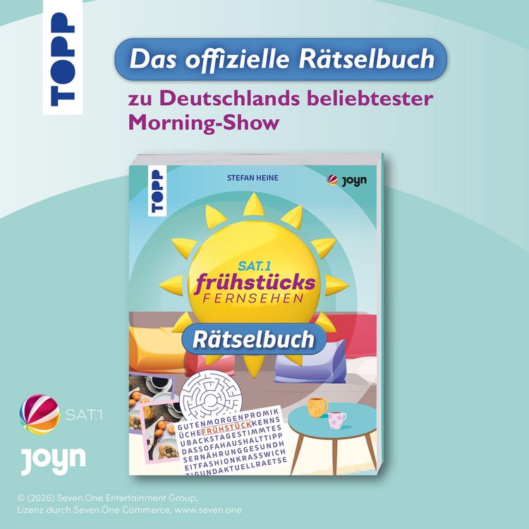 Produktbild: Das SAT.1-Fr&uuml;hst&uuml;cksfernsehen-R&auml;tselbuch