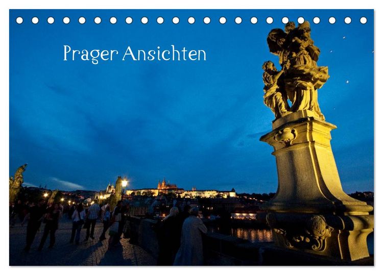 Produktbild: Prager Ansichten (Tischkalender 2026 DIN A5 quer), CALVENDO Monatskalender