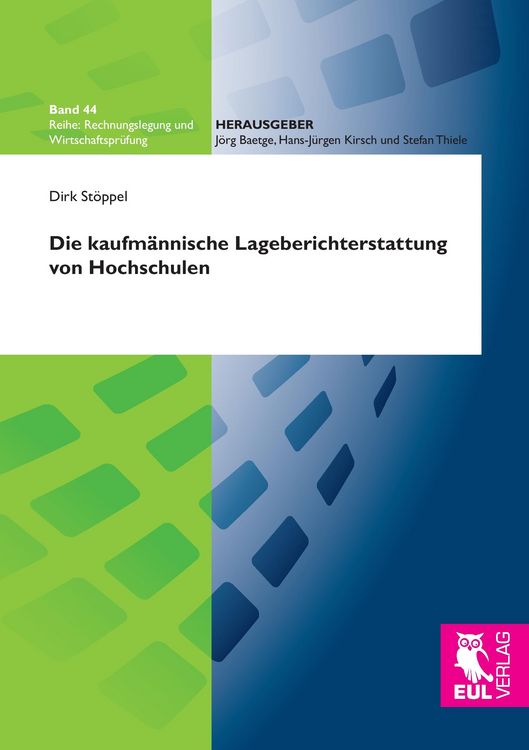 Produktbild: Die kaufm&auml;nnische Lageberichterstattung von Hochschulen
