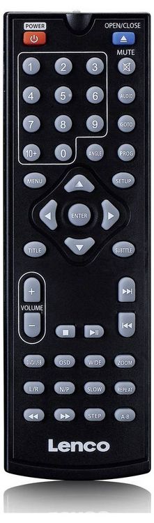 Produktbild: Lenco DVD-120BK Tragbarer DVD-Player