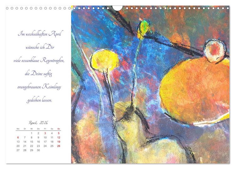 Produktbild: Farbw&uuml;nsche f&uuml;r Dich (Wandkalender 2026 DIN A3 quer), CALVENDO Monatskalender