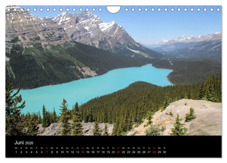 Produktbild: Kanada 2026 (Wandkalender 2026 DIN A4 quer), CALVENDO Monatskalender