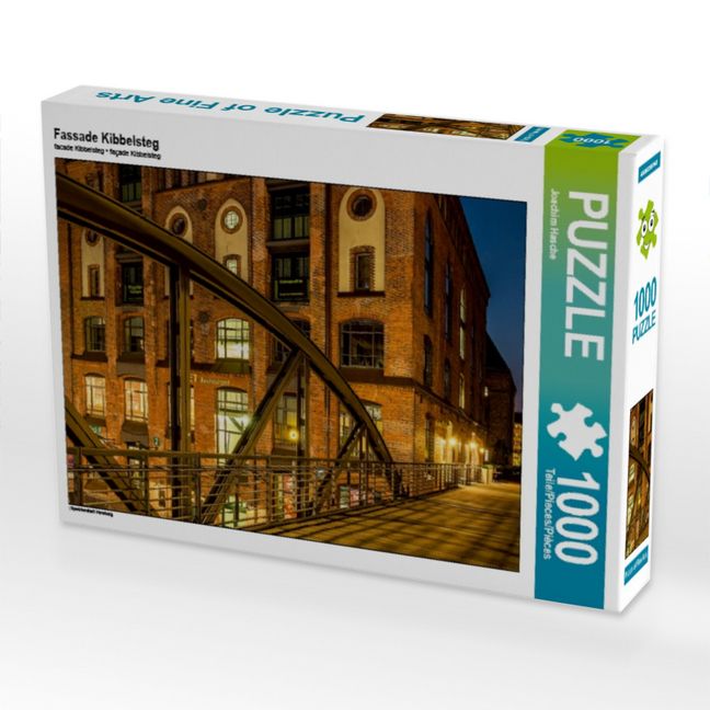Produktbild: CALVENDO Puzzle Fassade Kibbelsteg | 1000 Teile Lege-Gr&ouml;&szlig;e 64x48cm Foto-Puzzle f&uuml;r gl&uuml;ckliche Stunden