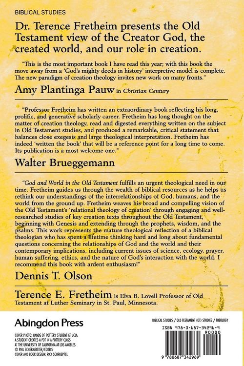 Produktbild: God and World in the Old Testament