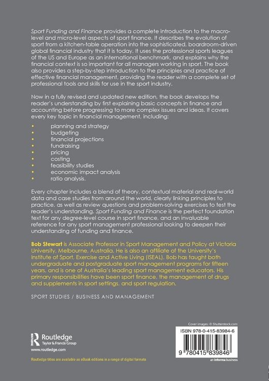 Produktbild: Sport Funding and Finance