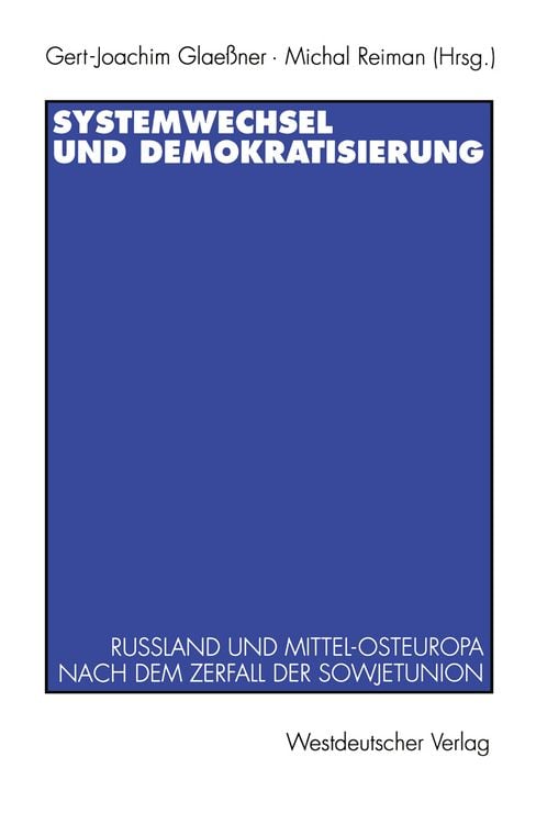 Produktbild: Systemwechsel und Demokratisierung