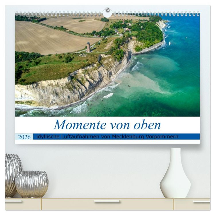 Produktbild: Momente von oben (hochwertiger Premium Wandkalender 2026 DIN A2 quer), Kunstdruck in Hochglanz