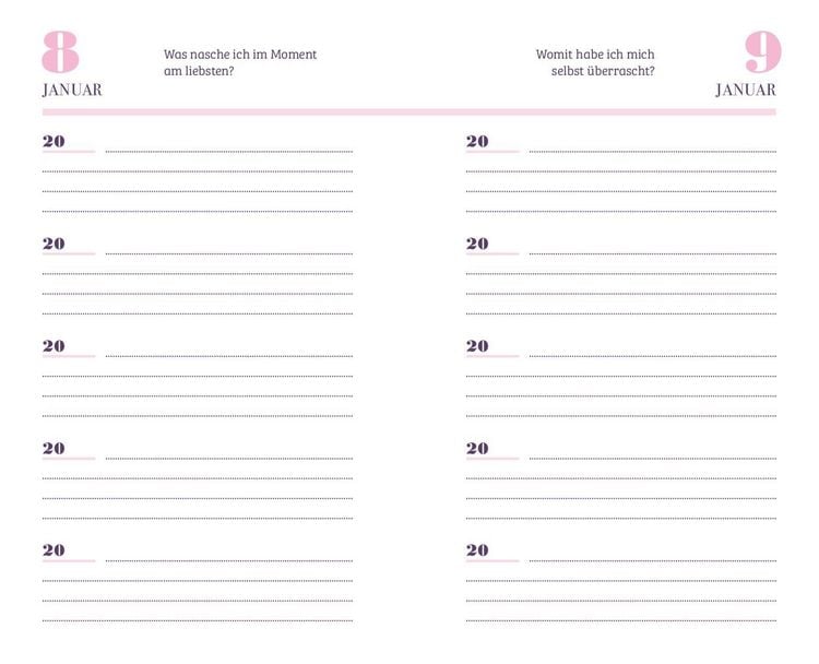 Produktbild: 5 Jahre - Mein Tagebuch mit 365 Fragen (Cherry Blossom)