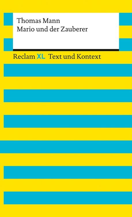 Produktbild: Mario und der Zauberer. Textausgabe mit Kommentar und Materialien