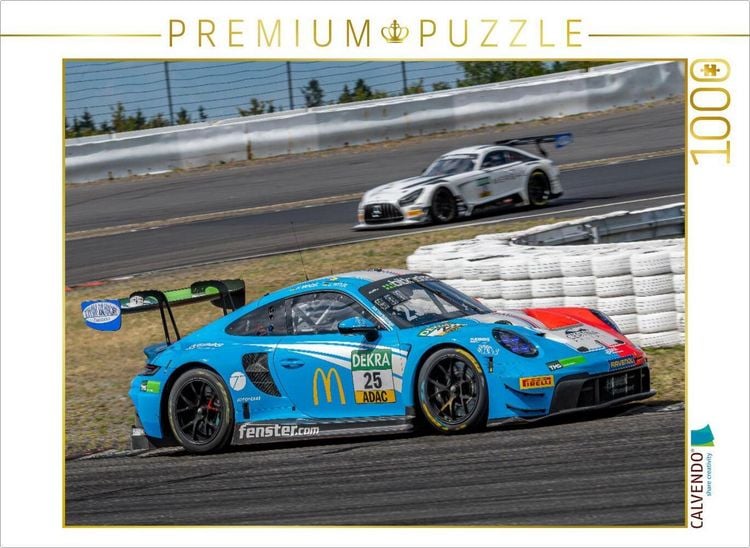 Produktbild: CALVENDO Puzzle Huber Motorsport / Porsche 911 GT3 R | 1000 Teile Lege-Gr&ouml;&szlig;e 64x48cm Foto-Puzzle f&uuml;r gl&uuml;ckliche Stunden