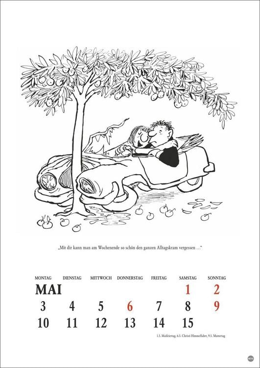Produktbild: Loriot Heile Welt Halbmonatskalender 2027