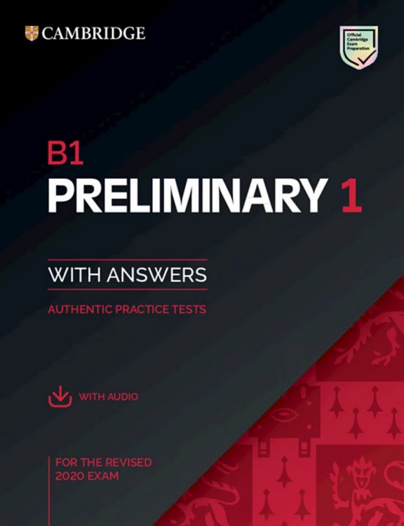Produktbild: Cambridge English Preliminary 1 for revised exam from 2020