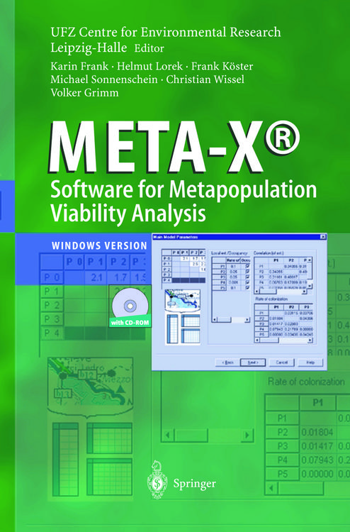 Produktbild: META-X&reg;-Software for Metapopulation Viability Analysis