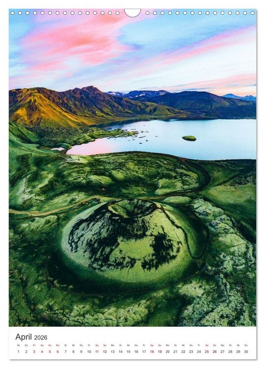 Produktbild: Ein Roadtrip durch Island (Wandkalender 2026 DIN A3 hoch), CALVENDO Monatskalender