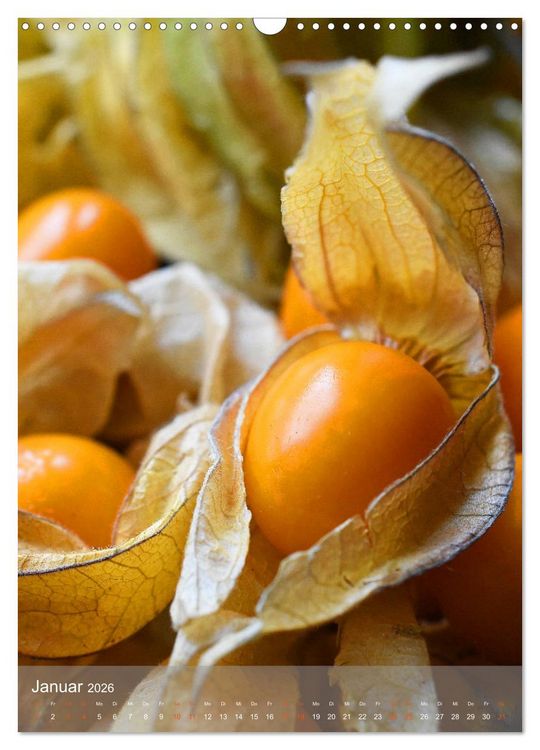 Produktbild: Blaubeeren, Himbeeren & Co - Makrofotografie in der K&uuml;che (Wandkalender 2026 DIN A3 hoch), CALVENDO Monatskalender