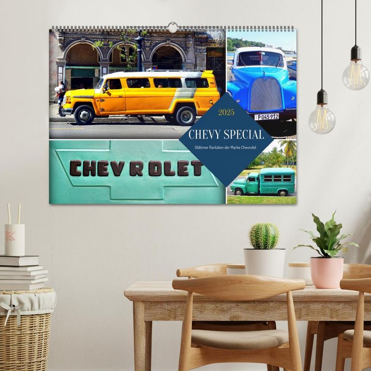 Produktbild: CHEVY SPECIAL - Oldtimer Rarit&auml;ten der Marke Chevrolet (Wandkalender 2025 DIN A2 quer), CALVENDO Monatskalender