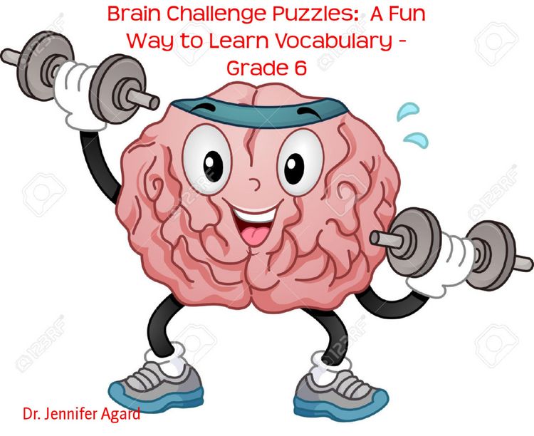Produktbild: Brain Challenge Puzzles: A Fun Way to Learn Vocabulary - Grade 6