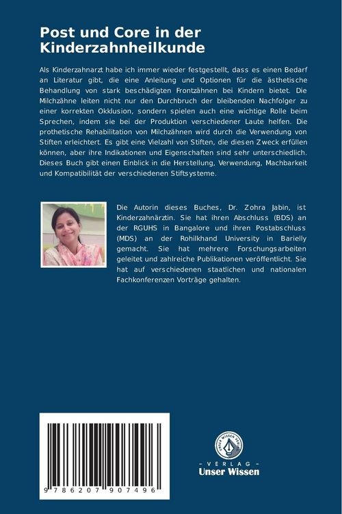 Produktbild: Post und Core in der Kinderzahnheilkunde