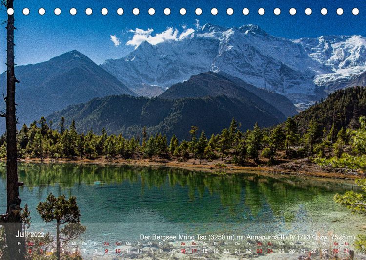 Produktbild: NEPAL - rund um die Annapurna (Tischkalender 2022 DIN A5 quer)