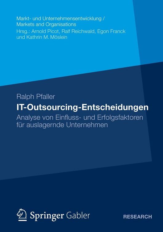 Produktbild: IT-Outsourcing-Entscheidungen