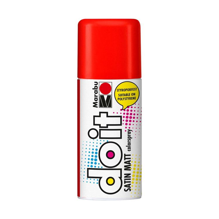 Produktbild: Marabu do it colorspray SATIN MATT zinnoberrot 150ml Spr&uuml;hdose