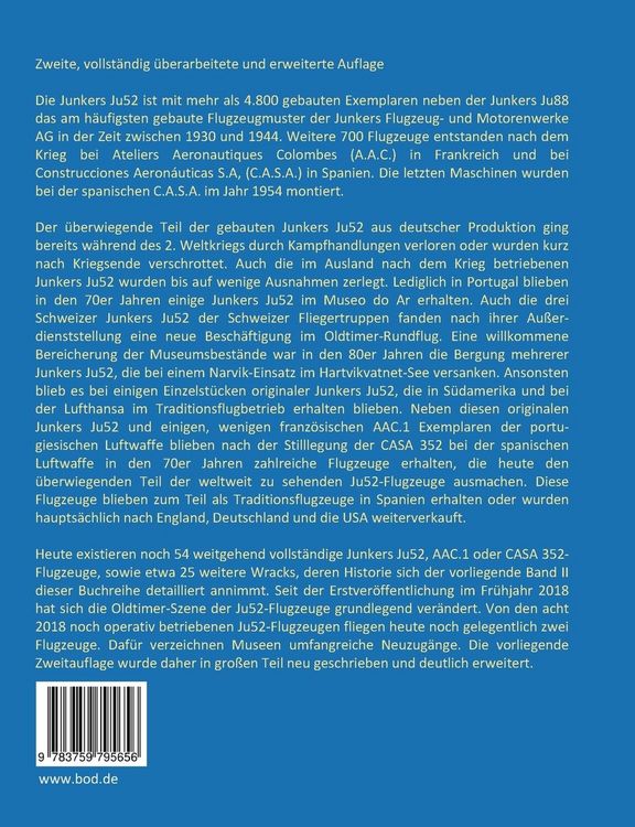 Produktbild: Die letzten Junkers-Flugzeuge II - Ausgabe 2024