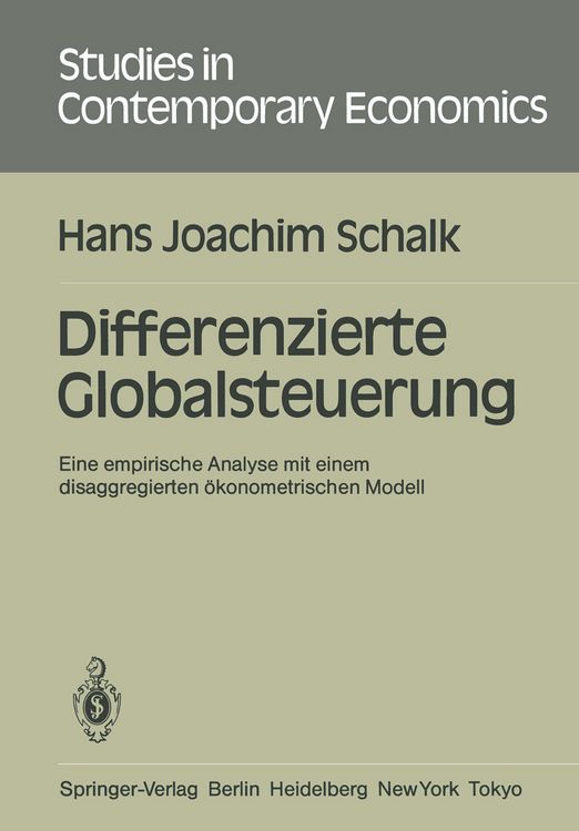 Produktbild: Differenzierte Globalsteuerung